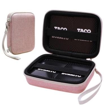 Imagem de Estojo de cartão LTGEM Travel para cartões colecionáveis PTCG rosa+pre