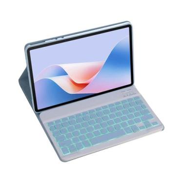Imagem de Capa De Teclado De Couro PU Para Lenovo Tab P11 plus De 11 Polegadas, 