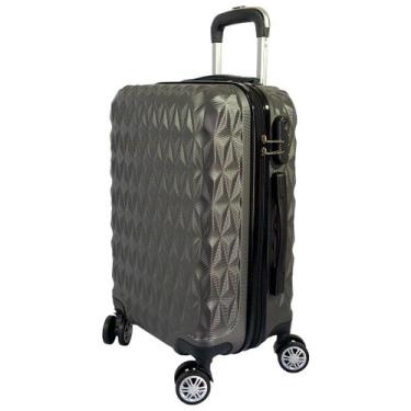 Imagem de Mala de Viagem Média Ac74 65x42x26 Em Abs C/ Rodinhas 360º Rosa Ouro -