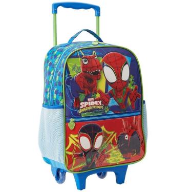 Imagem de Mochila Infantil Spidey Homem Aranha Mala De Rodinha Escolar