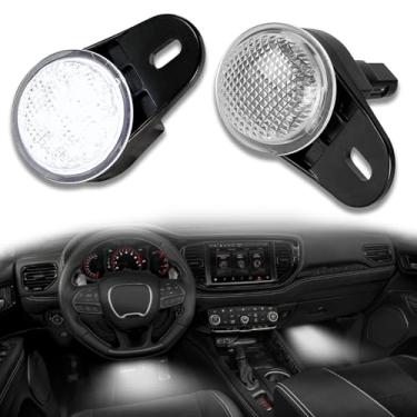 Imagem de ZDEERAOTO Luzes de LED de cortesia interior para pés sob o painel lâmpada de chão de cortesia para Dodge RAM, para Durango, Nitro, para Jeep Wrangler, Liberty, Grand Cherokee, lâmpada sob o capô 18