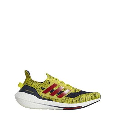 Imagem de adidas Ultraboost 1.0 Tênis masculino, Amarelo brilhante/Team Power Red/Collegi, 39