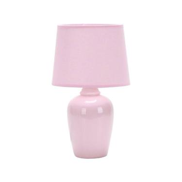 Imagem de Luminária Abajur Taschibra Pottery 37cm E27 Bivolt Rosa