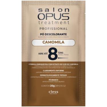 Imagem de Pó Descolorante Salon Opus Camomila Branco Abre Até 8 Tons com Extrato