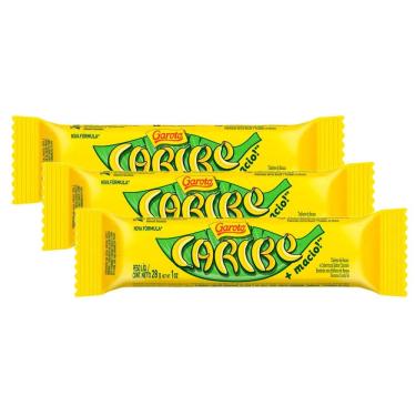 Imagem de Kit 3X 28g Chocolate Garoto Caribe