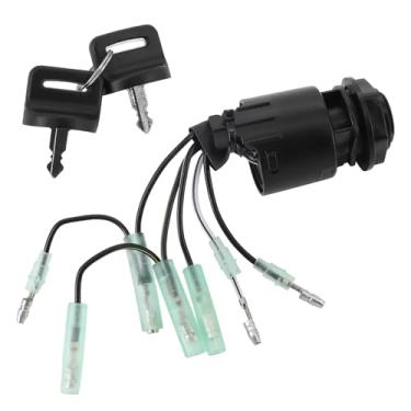 Imagem de Dokili Interruptor de ignição de motor de barco 35100ZV5013 compatível com caixa de controle remoto de motor externo H0nda BF115 BF135 BF150 BF200 BF225, substitui #35100-ZV5-013