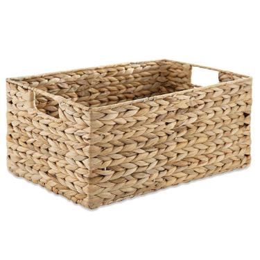 Imagem de Cesto Organizador Em Seagrass Natural Retangular Médio
