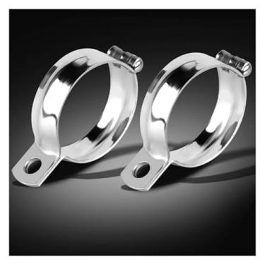 Imagem de BYYINGSUS 2 peças 37-50 mm/48 MM-60 mm braçadeira de para-choque de garfo de motocicleta suporte suporte de luz de seta suporte suporte acessórios para moto (48 60 mm)