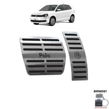 Imagem de Pedaleira Automático Volkswagen Polo 2003 a 2015 Preto