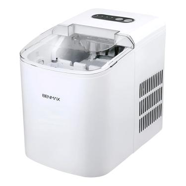 Imagem de Maquina De Gelo Super Ice 15kg Branca 127v Pa E Cesto Benmax Branco