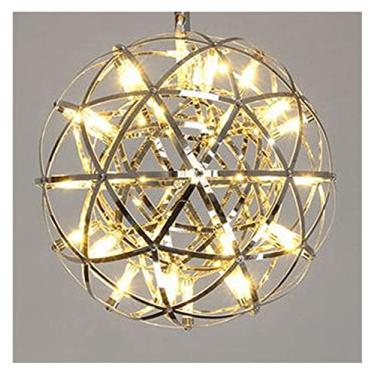 Imagem de Luminária Retro, Lustre Lustre Moderno - Estilo Spark Ball Lamp Quarto Sala de Estar Iluminação Loja de Roupas Escada Luz Decorativa