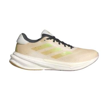 Imagem de adidas Tênis masculino Supernova Stride, Areia cristalina/verde cintilante/aveia, 39