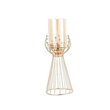 Imagem de Castiçal Castiçal Artesanato Castiçal de Ferro Forjado Decoração de Casa Romântico Restaurante Mesa de Jantar Suporte de Vela Decorati