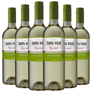 Imagem de Kit 6 Vinhos Carta Vieja Reservado Sauvignon Blanc