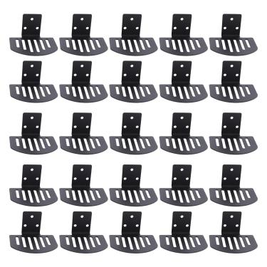 Imagem de TOPINCN Protetores de Neve de 25 Pacotes para Telhados de Metal, Protetores de Gelo de Aço Carbono, Paradas de Neve para Serviços Pesados ​​para Telhados de Metal Com Costura Em pé,