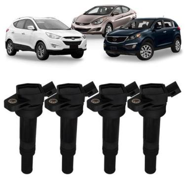 Imagem de 4 Bobina De Ignição Hyundai Ix35 2.0 16v 2012 2013 2014 2015 - SEEDS A