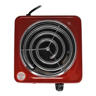 Imagem de Fogareiro Elétrico Portátil 1000w 1 Boca 220V (VERMELHO)