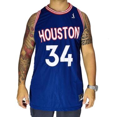 Imagem de Regata Basquete M10 Vintage Houston Marinho Cor:;Tamanho:GG-Masculino