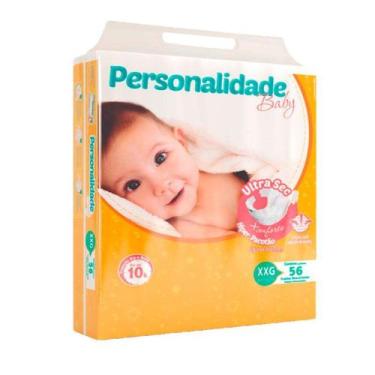 Imagem de Fralda Descartável Infantil Personalidade Ultra Sec XXG C/56 - Eurofra