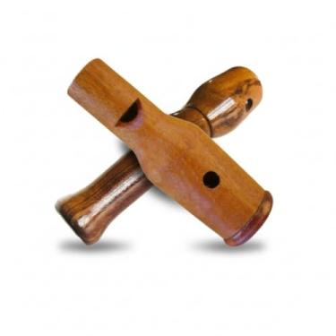 Imagem de Apito De Madeira Jáo + Apito Profissional Tucano