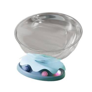 Imagem de IEUDNS Cama para Gatos Space Capsule, para Gatinhos, Centro de Atividades Estável, Rede Transparente Universal, Casa Transparente para Gatos de Interio, Diâmetro 32cm