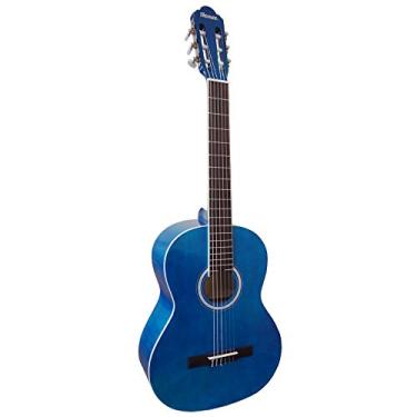 Imagem de Violão Acústico de Nylon para Destros com Tensor TCG 390 Azul Thomaz