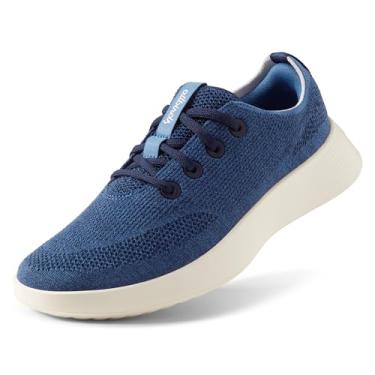 Imagem de Allbirds Tênis masculino Tree Runner Go, Azul (branco natural), 42