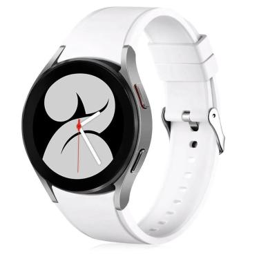 Imagem de Pulseira Branca Adaptável Compatível SAM Watch 5 Textura Suave