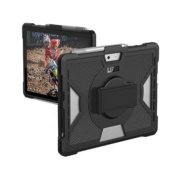 Imagem de URBAN ARMOR GEAR UAG Microsoft Surface Go 3/Surface Go 2/Surface Go [tela de 10,5 polegadas] com alça de mão Outback leve resistente [preto] capa testada militar contra quedas