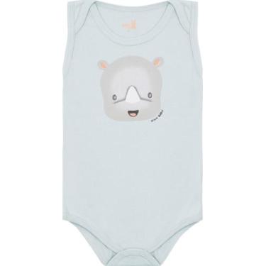 Imagem de Body regata bebe 12984 kiko e kika - Kiko baby, Azul bebê, M