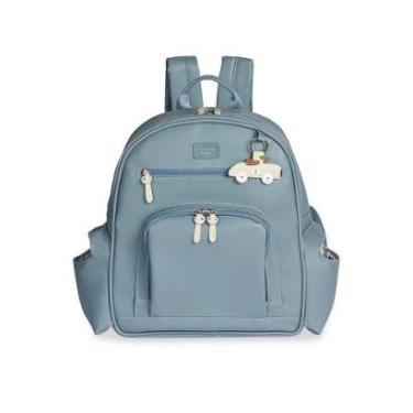 Imagem de Mochila de Maternidade MasterBag Noah Carrinhos Azul-Masculino