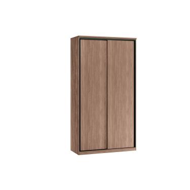 Imagem de Guarda-Roupa Modulado Solteiro Santos Andirá Toledo 2 Portas de Correr 3 Gavetas Internas 6 Prateleiras MDF Wood 
