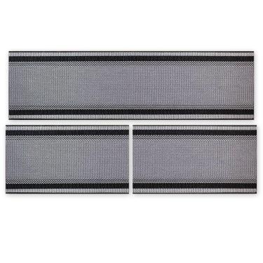 Imagem de Kit 3 Peças Ps Jogo Tapete Cozinha Largo 0,66 Antiderrapante Ps-33