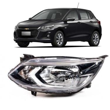 Imagem de Farol Lado Esquerdo Motorista Sem Projetor Pecas Genuinas Gm Onix 2020