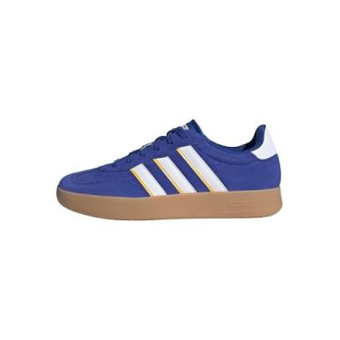 Imagem de adidas Tênis masculino Barreda, Azul semi lúcido/branco/amarelo utilitário, 38