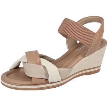 Imagem de Sandália Feminina Anabela Delicada Conforto Piccadilly