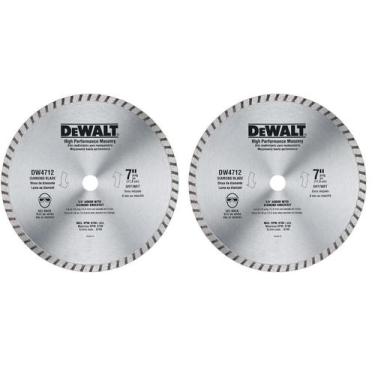 Imagem de Diamond Blade DEWALT para alvenaria de 7 polegadas de alto desempenho