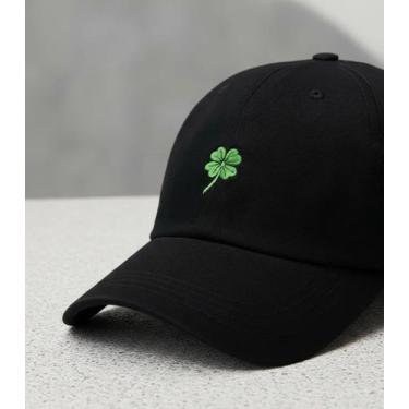 Imagem de Boné Aba Curva Trevo Masculino Feminino Dadhat Ajustável - Sem marca, 