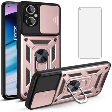 Imagem de Asuwish Capa de telefone para OnePlus Nord N20 5G com capa de câmera e protetor de tela de vidro temperado suporte de anel acessórios de celular híbrido One Plus N 20 G5 1 Plus 20N 1plus One+ 1+ N205G