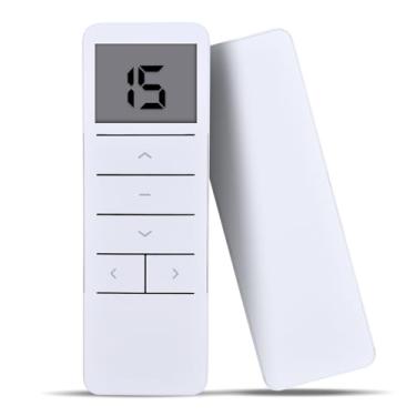 Imagem de RETROSUN Controle remoto de substituição de 15 canais DC1602 para persianas motorizadas - Controle de grupo para sincronização de vários tons (verifique o modelo antes da compra)