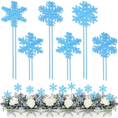 Imagem de Otoolling 12 peças de estacas de jardim de Natal, boneco de neve, alce, homem de gengibre, Papai Noel, árvore, presente, bola, floco de neve, gramado, decoração de quintal, sinais, estaca para Natal