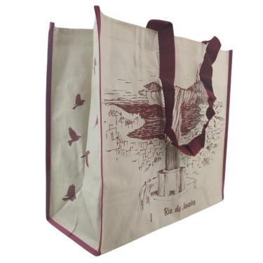 Imagem de Bolsa Ecobag Ecologica Sacola De Ombro Reutilizavel Dobravel