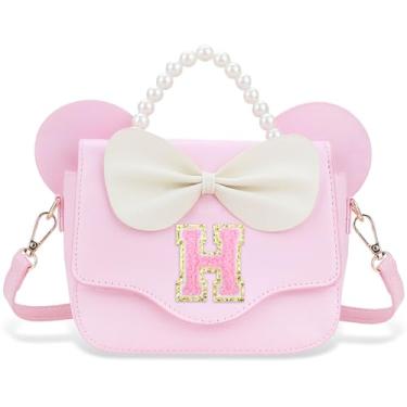 Imagem de Luchike Presentes de aniversário para meninas – Bolsa tiracolo infantil para princesas, presentes de Natal, Rosa - P