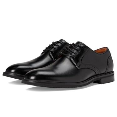 Imagem de Stacy Adams Sapato Oxford masculino Benson bico liso com cadarço, Preto, 12 Wide