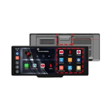 Imagem de Tela Universal De 10,26 Polegadas Com Carplay, Rádio Automotivo Multim