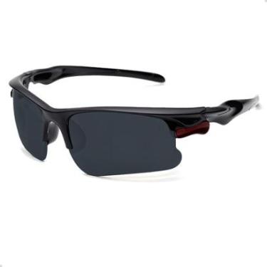 Imagem de Oculos De Sol Masculino Esportivo Bike Corrida Pesca Visão Noturna Unissex-Unissex