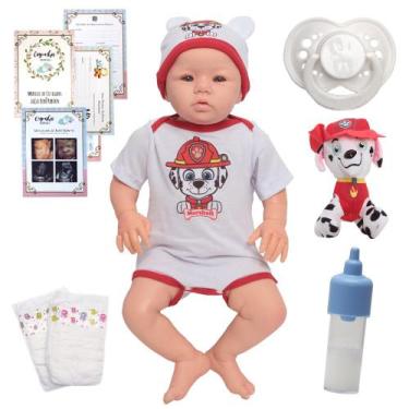 Imagem de Bebê Reborn Realista Masculino Silicone Patrulha Canina - Cegonha Rebo
