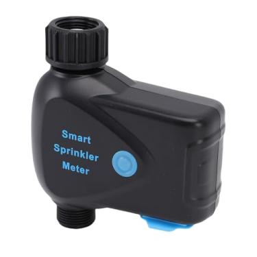 Imagem de Fabater Temporizador de Irrigação WiFi Inteligente, Temporizador de Irrigação para Mangueira de Jardim, Sensor de Medição de água Integrado, Suporte para Controle Remoto, Material ABS à Prova de
