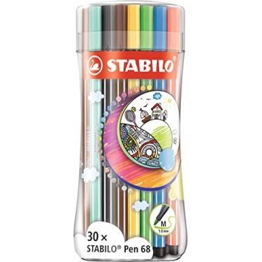 Imagem de Estojo STABILO Pen 68 com 30 Cores