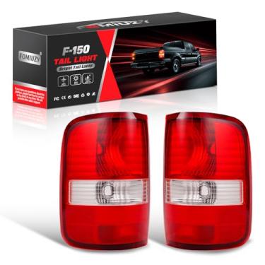 Imagem de FOMIUZY Carcaça das luzes traseiras traseiras adequada para Ford F150 F-150 2004 2005 2006 2007 2008 traseira motorista esquerdo e passageiro direito substitui 6L3Z13404BA 6L3Z13405BA FO2801182